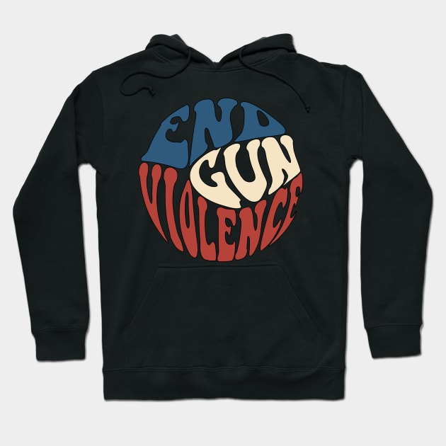 End Gun Violence Anti Gun Gun Control March Matching Design Gun Violence Awareness Month Hoodie by BadDesignCo